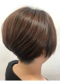 30代40代　ふんわり丸みショート
