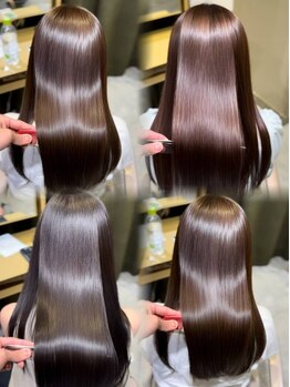 アマンドール(Aman D'or)の写真/独自のシンデレラトリートメントは７割がオーダー◎滑らかな艶髪が続く♪2回目以降もお得に艶髪維持が叶う