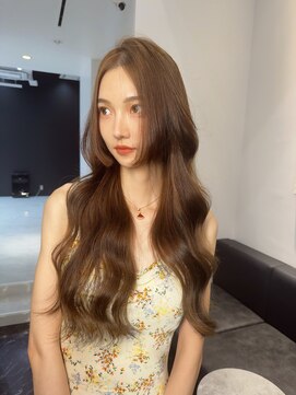 ザシェノンアオヤマ(THE CHAINON AOYAMA) 姫バング/網紅ヘア/ブリーチなしベージュ