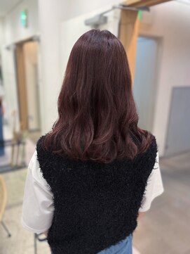 アイコニックナゴヤ(AIconic nagoya) ピンクベージュカラー/ゆる巻きウェーブ