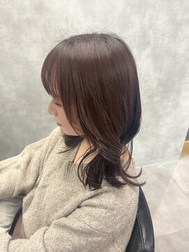 クラン 岡本(Chlan) モカブラウン×大人くびれロブ