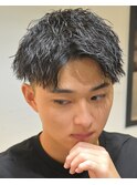 MEN’S HAIR/波巻きツイストスパイラル/フェザーパーマ/都島/J