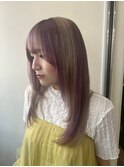 千葉駅/着物ヘア/大人ガーリー/ダークアッシュ/似合わせカット