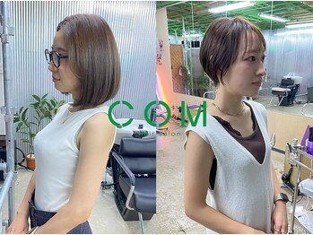 COM【コム】の写真/【オールマイティサロン】初めてのショートスタイルもお任せ♪あなた史上一番のショートスタイルへ♪