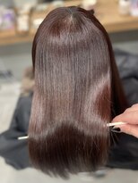 シャルムバイケンジ(Charm.by KENJE)&nbsp;天使の縮毛矯正銀座髪質改善前髪ピンクベージュアンブレラカラー