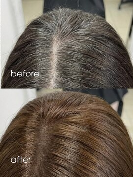 ワンマイル 八潮店(one mile) 30代40代50代◎白髪染めリタッチカラーミディアムヘア八潮