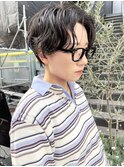 NUDE 20代30代40代ハンサムショート パーマショート黒髪ショート