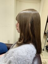 お~るうぇいず(always) ケアブリーチ大人可愛いミルクティーベージュグレージュ髪質改善