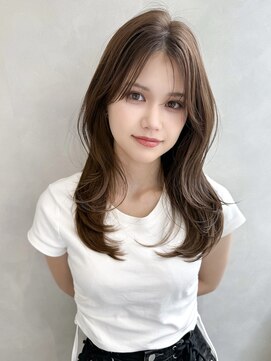 トゥルーズ 梅田店(TLUUS) TLUUSダークパープルミルクブラウンナチュラルショート