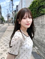 カシュカシュ 表参道(cache cache)&nbsp;薄め前髪顔まわりレイヤーカットシースルー前髪ハッシュカット