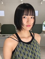 ルトワフクロマチ(Lutowa Fukuromachi)&nbsp;ダークパープル/ナチュラルショート/ミルクブラウン/秋/袋町