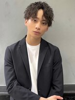エンド 大阪梅田(&) 無造作センターパート
