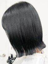 アトレ 福岡大名店(attrait)&nbsp;大人っぽいダークブラウンボブ×艶感トリートメント