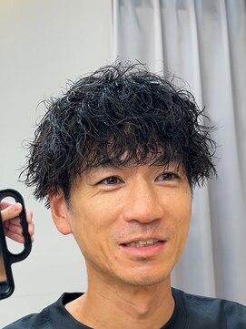 エース(ACES) シャドウパーママッシュ/波巻きパーマ/ツーブロック／ツイスパ