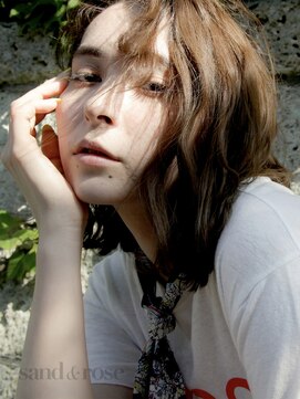 サンドアンドローズ(sand rose) ゆるっとパーマスタイル【逗子】