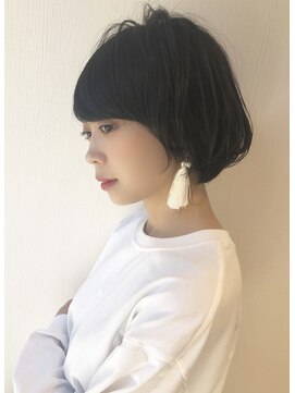 ビューイースト 亀戸 錦糸町(VIEW EAST) 黒髪毛先パーマで柔らかショート