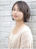 【エルサフィロ 肥後橋】外ハネショートボブ