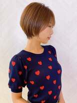 ロンド ストラーダ 心斎橋(Lond strada)&nbsp;ショート×ハイライト白髪ぼかし×マチルダボブ[心斎橋]