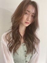 アヴァンスアンス 広島袋町店(AVANCE.ens)&nbsp;グレージュカラー×ニュアンスロング