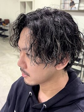 オーシャントーキョーウエスト 心斎橋 (OCEAN TOKYO WEST) 波巻きパーマメンズツイストスパイラルパーマツーブロック