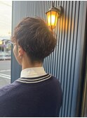 メンズツイスパ & ワインレッドカラー