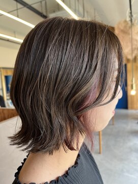 パルムヘアー(Palm hair) インナーカラー　pink
