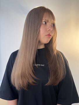 ココルアナ(coco luana) レイヤーカット/グレージュ/ハイトーン/ケアブリーチ