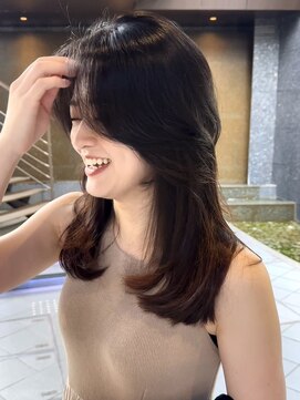 シティ(CITY) かきあげ前髪 レイヤーカット 表参道