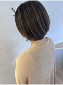 ショート/ショートカット/大人ショート/ハイライト/白髪ぼかし