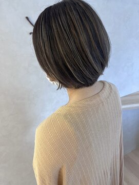 リンク(Link) ショート/ショートカット/大人ショート/ハイライト/白髪ぼかし