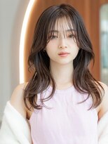 ケアリー  八千代緑が丘(Carelly)&nbsp;大人かわいい前髪セシルカットココアブラウンフリンジウェーブ
