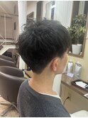 《見附 今町》メンズ ゆるパーマ 刈り上げ