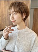 前下がりショートボブショートヘアひし形ショート30代40代50代