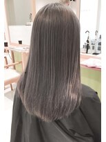 外国人風イメチェンオリーブアッシュグレージュカラーネビージュ