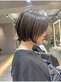 ミニウルフレイヤーカット顔周り前髪韓国ショートボブ/横浜
