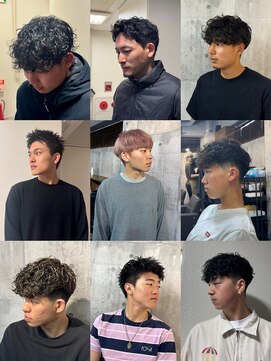 メゾンフォーメン 心斎橋店(Maison for men) いろんなスタイル@midori_maison