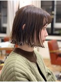 “切りっぱなしスタイル”