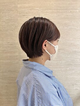 エスカーラ 町田(THE ESCALA) マッシュショート前髪長めハンサムショート黒髪ショー ト