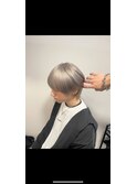 ハイライト/マッシュパーマ/ウルフ/アッシュブラック/渋谷駅