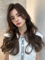 ロンド ルージュ 銀座店(Lond rouge) くびれヘア/アプリコットオレンジ/ハイライトカラー/レイヤー