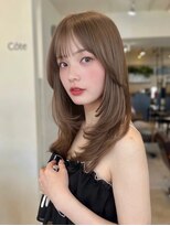 コート 表参道(Cote)&nbsp;美髪レイヤー/顔まわりレイヤー/赤み消しカラー