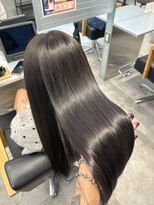 キング 梅田店(K!ng)&nbsp;縮毛矯正髪質改善ハイライトレイヤーカット梅田美容室エクステ