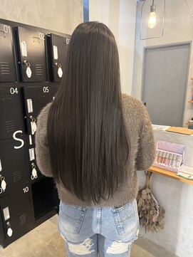 シェル 津山の手店(shel) 透明感◎韓国風レイヤーアッシュグレージュブリーチなし