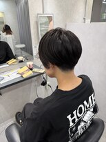 ヘアサロン ドットプラス 町田店(dot. plus)&nbsp;ミディアムヘア/暗めカラー/グランマッシュ/町田