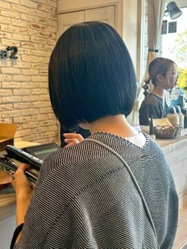 ツヤ感ストレートボブ【生駒市】
