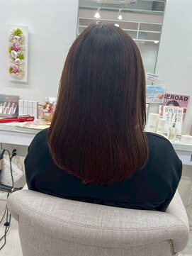 ビフォーアフターあり/髪質改善/ストレート/ミディアム