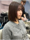 【MAKI】顔まわりカット/レイヤーボブ/小顔ボブ/ミディアム