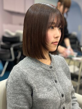 【MAKI】顔まわりカット/レイヤーボブ/小顔ボブ/ミディアム
