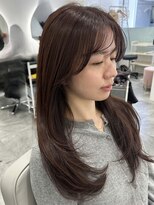 リュール バイ ヘッドライト 北千住店(lueur by HEADLIGHT)&nbsp;まろみチョコレート×レイヤーカット