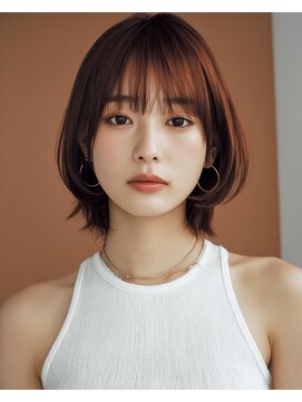 リル 東川口店(Lilou) レイヤーボブスタイル